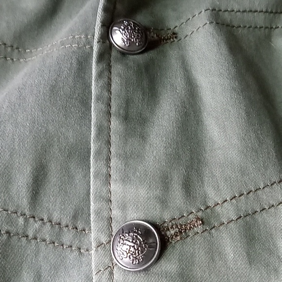 NWT Military Style Jacket Khaki Green XXL Junior - Picture 8 of 8